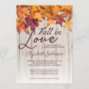 Buscar hojas de otoño invitaciones Prometida