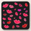 Buscar labios posavasos Abstracto