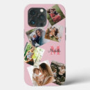 Buscar collage color rosa iphone fundas Monograma