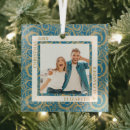 Buscar azul y oro adornos Vacaciones