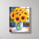Buscar girasoles amarillos lienzos Floral