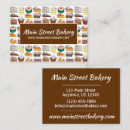 Buscar postres tarjetas de visita Pastelería