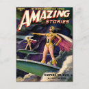 Buscar platillos volantes postales Ciencia ficción