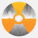 Buscar símbolo nuclear pegatinas Radiactivo