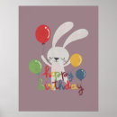 Buscar su conejito feliz posters Conejo