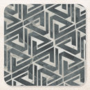 Buscar geométrico posavasos Gris