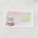 Buscar té tarjetas de visita Flores