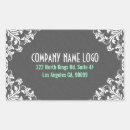 Buscar marca rectangulares pegatinas Blanco