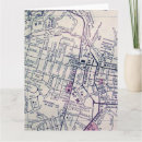 Buscar mapa viejo tarjetas Vintage