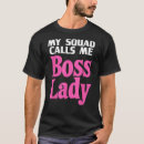 Buscar boss lady camisetas Para