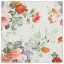 Buscar flores rojas telas Blanco
