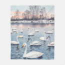 Buscar cisne mantas Blanco