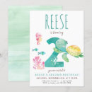 Buscar la tortuga invitaciones de cumpleaños Chico