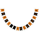Buscar naranja y negro banderines Truco o tratamiento