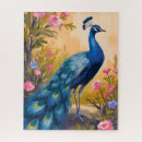 Buscar pavo real puzzles Hermosa