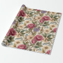 Buscar vintage botanical papel de regalo Floral
