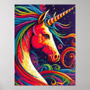 Buscar unicornio azul posters Colorido