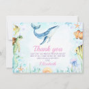 Buscar mar 11x16 invitaciones Criaturas marinas