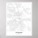 Buscar mapa de estocolmo posters Minimalista