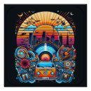 Buscar paisaje psicodélico posters Colorido