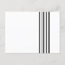 Buscar rayas negras postales Elegante