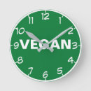 Buscar veganos relojes de pared Vegetariano