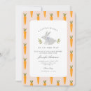 Buscar zanahorias invitaciones Acuarela