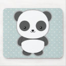 Buscar panda azul alfombrillas de raton Kawaii