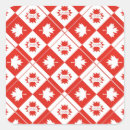 Buscar bandera canadiense pegatinas Rojo y blanco