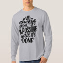 Buscar nada es imposible camisetas Para todos