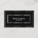 Buscar negro y plata metalizada tarjetas de visita General y unisex