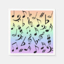 Buscar notas musicales servilletas Amante de la música