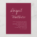 Buscar carmesí invitaciones Borgoña