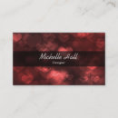 Buscar corazón rojo tarjetas de visita Fotografía