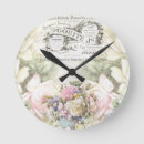 Buscar rosas vintage relojes de pared Victoriano