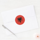Buscar bandera de albania pegatinas Rojo