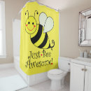 Buscar abeja cortinas de baño Manosee la abeja