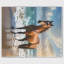 Buscar majestuoso papel de regalo Caballo