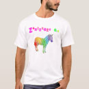 Buscar cebra camisetas Arco iris