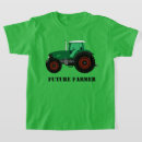 Buscar agricultura niño camisetas verde