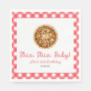 Buscar pizza servilletas Rebanar el bebé