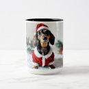 Buscar black santa tazas Dachshund