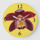 Buscar granate relojes de pared Floral