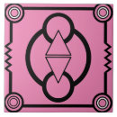 Buscar mosaico del triángulo azulejos Rosa