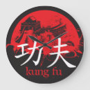 Buscar karate relojes de pared Fu del kung
