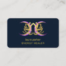 Buscar healer tarjetas de visita Morado