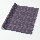 Buscar estampado flores de papel de regalo Hermoso