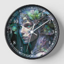 Buscar fantasía relojes de pared Hadas