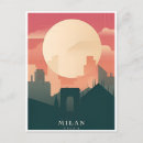 Buscar milano italia postales Retro