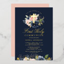 Buscar primera comunión floral invitaciones Para todos